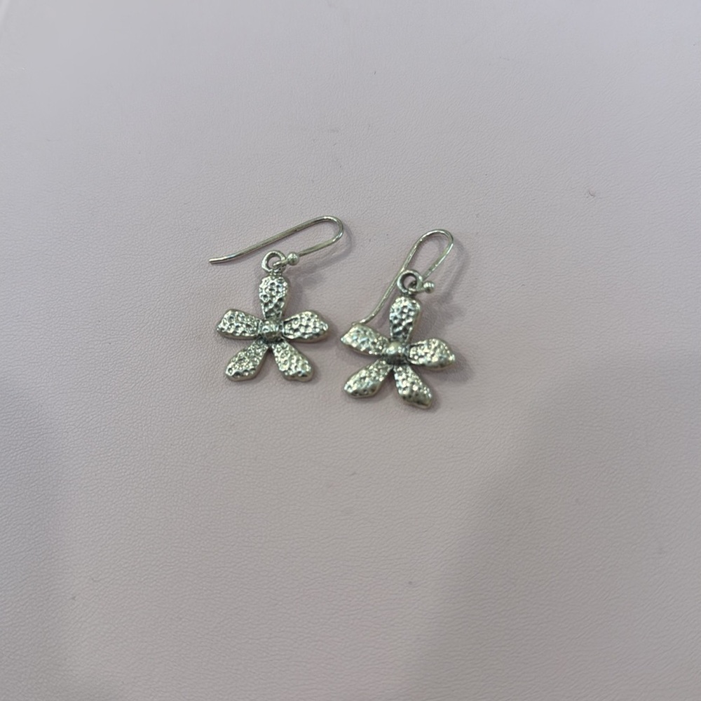 Silpada Sterling Silver Flower Pendant and Earrings - Picture 3 of 3